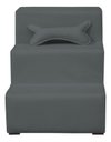 Ver imagem 4 de Escadinha Escada Pet 3 Degraus Rampa para Cama Sofá Suede:Cinza-Escuro/3 Degraus