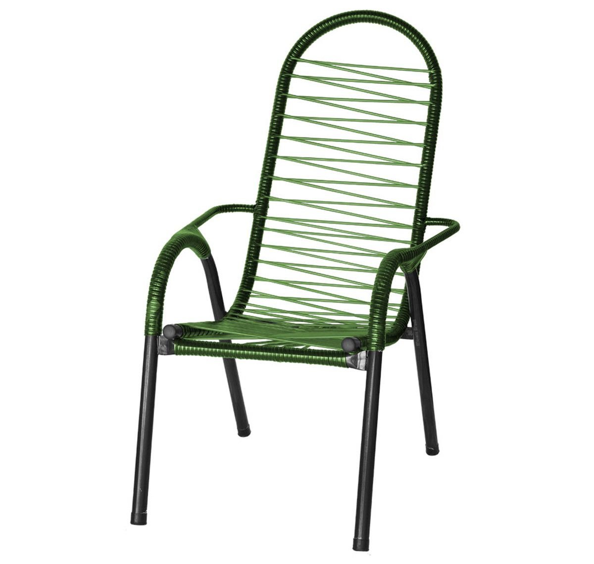 Cadeira de Area Fio Silicone Tito Verde