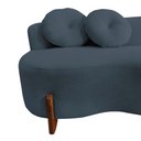 Ver imagem 7 de Namoradeira Sofá Feijão Lounge Orgânica Bouclé Cinza