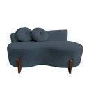 Ver imagem 4 de Namoradeira Sofá Feijão Lounge Orgânica Bouclé Cinza