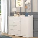 Ver imagem 1 de Cômoda Infantil 4 Gavetas Aquarela Espresso Móveis