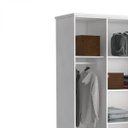 Ver imagem 4 de Guarda-Roupa Solteiro 3 Portas 973P Branco
