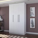 Ver imagem 1 de Guarda-Roupa Solteiro 3 Portas 973P Branco