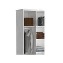 Ver imagem 5 de Guarda-Roupa Solteiro 3 Portas com Espelho 973E1P Branco