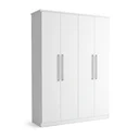 Ver imagem 7 de Guarda-Roupa Casal 4 Portas 974P Branco
