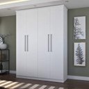 Ver imagem 1 de Guarda-Roupa Casal 4 Portas 974P Branco