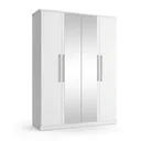 Ver imagem 7 de Guarda-Roupa Casal 4 Portas 2 Espelhos 974E2P Branco