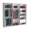 Ver imagem 4 de Guarda-Roupa Casal 6 Portas 976P Branco