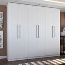 Ver imagem 1 de Guarda-Roupa Casal 6 Portas 976P Branco