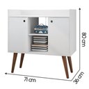 Ver imagem 5 de Aparador Cantinho do Café Cairo Branco - Móveis Fiorello