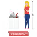 Ver imagem 6 de Armário para Escritório Baixo 2 Portas 2 Prateleiras Cool Branco Artany