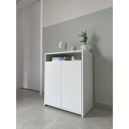 Armário para Escritório Baixo 2 Portas 2 Prateleiras Cool  - 12