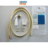 Flexível Dourado Deca 1,2m Com Ducha e Suporte - 4260KIT100 - 1