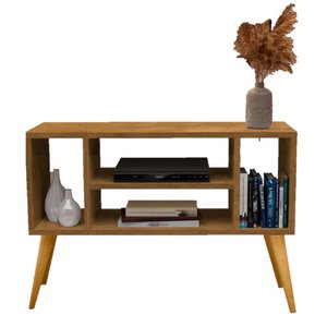 Rack Miami 4 Nichos Aparador Buffet Organizador Nature