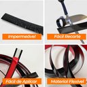 Ver imagem 3 de Fita Metalizada Auto Colante Pvc 11mm P Decoração de Móveis e Paredes Preto 5m