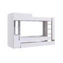 Ver imagem 2 de Beliche com Cama Auxiliar em MDP 155,5cm x 240cm Branco