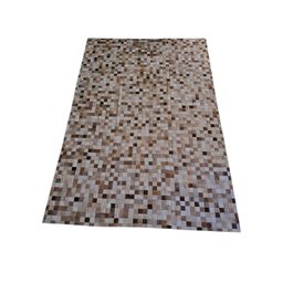 Tapete de Couro Quadriculado 2,00 X 1,50 M Champanhe - 2