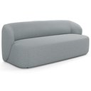 Ver imagem 1 de Sofá 2 Lugares Orgânico para Sala de Estar Living 170cm Heidy F04 Linho Cinza - Lyam Decor