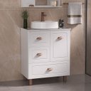 Ver imagem 1 de Gabinete para Banheiro Catarina 70cm com Pés - Fabribam Gabinetes