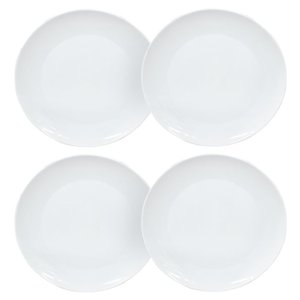 Jogo de Pratos Rasos de Jantar em Opaline 4 Peças - Hauskraft