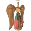 Ver imagem 4 de Anjo Rústico Natalino Para Decoração de Mesa De Jantar Libertas Rosas Artesanato Anjo Natalino Harpa