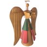 Anjo Rústico Natalino Para Decoração de Mesa De Jantar Libertas Rosas Artesanato Anjo Natalino Harpa - 4