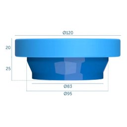 Kit Instalação Vaso Sanitário + Flexível Inox - 3