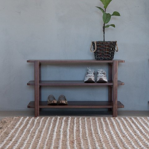 Sapateira Laguna 3 Prat 90cm Castanho