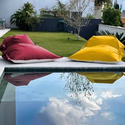 Puff Gigante Almofadao Flutuante Decoração Jardim Area Externa Piscina Assento Secagem Ultra Rápida - 9