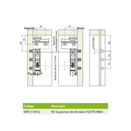 Kit Suspensor Hb65 65kg Fgvtn - 2