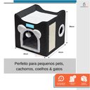 Ver imagem 2 de Cama para Gatos com 2 Andares Dobrável 41x35cm Duke e Dixie Preto e Branco