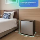 Ver imagem 2 de Frigobar Hq 52 Litros Cinza Bc-52 110v