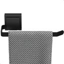 Ver imagem 3 de Kit Acessórios para Banheiro com Ventosa Preto 6 Peças Max