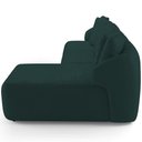 Ver imagem 7 de Sofá 4 Lugares com Chaise Direito Sala Living 288cm Arlo F04 Veludo Verde - Lyam Decor