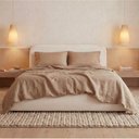 Ver imagem 2 de Cama com Cabeceira Estofada Casal Orla CabeCasa MadeiraOriginals