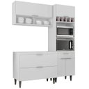 Ver imagem 2 de Armário de Cozinha Cp02 para Pia 100cm Pérola Z34 Branco - Mpozenato