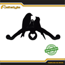 Ver imagem 4 de Suporte Mangueira Jardim CASAL PÁSSAROS PRETO ALL STYLE