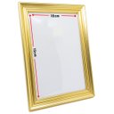 Ver imagem 5 de Kit Escultura Palavra + Porta Retrato Decorativo Enfeite Top - Familia Dourado + Porta Retrato