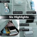 Ver imagem 5 de Mochila Feminina Impermeável Tactal Passeio cor Lilás - UNISTAR