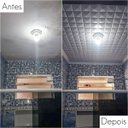Ver imagem 5 de Kit 20 Placas 3d Inca Autoadesiva Revestimento Parede 25x25 Branca