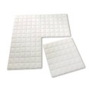 Ver imagem 6 de Kit 20 Placas 3d Inca Autoadesiva Revestimento Parede 25x25 Branca