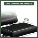 Ver imagem 5 de Cadeira Escritório Gamer Nitro Verde Ergonômica Couro Sintético Reclinável Altura Ajustável Luvinco