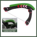 Ver imagem 6 de Cadeira Escritório Gamer Nitro Verde Ergonômica Couro Sintético Reclinável Altura Ajustável Luvinco