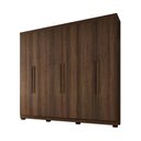 Ver imagem 2 de Guarda Roupa 6 Portas New Master Imbuia Benetil