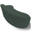 Ver mais imagens de Sofá 3 Lugares Curvo Sala de Estar Living Firenze Direito D02 Linho Verde Musgo 230 cm C-117 - Lyam