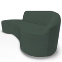Ver imagem 7 de Sofá 3 Lugares Curvo Sala de Estar Living Firenze Direito D02 Linho Verde Musgo 230 cm C-117 - Lyam