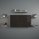 Ver imagem 3 de Mini Rack Suspenso Madeira Maciça Decorativo 09cm de Largura