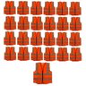 Colete Sinalizador Faixa Refletiva Kit 25 Uni Fluorescente Blusao Epi Segurança Trabalho Obra Transi - 5
