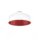 Ver imagem 1 de Boleira Prato Cozy Coza Média com Cúpula, Plástico, Ø25 Cm X 25 Cm Vermelho Bold Coza