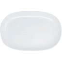Ver imagem 4 de 5 Travessas Melamina Branca 26x17cm Saladas Petiscos Buffet Restaurante Aperitivos